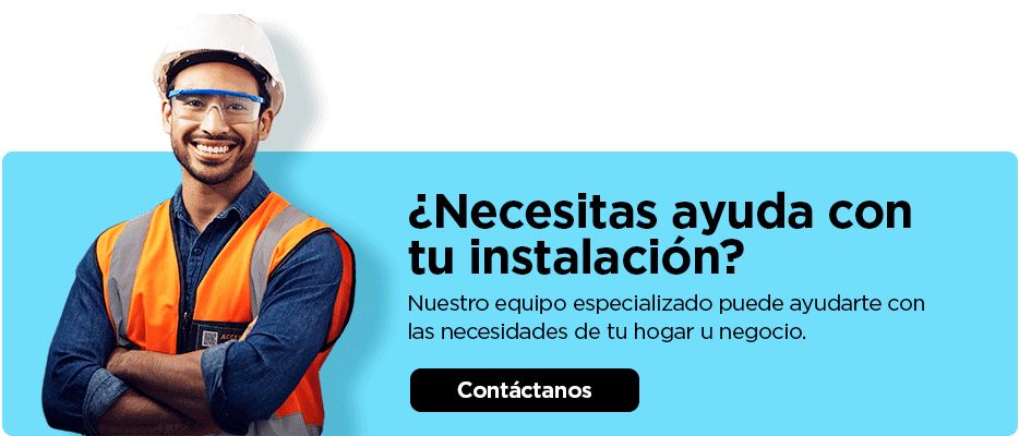 ¿Necesitas ayuda con tu instalación? Contáctanos